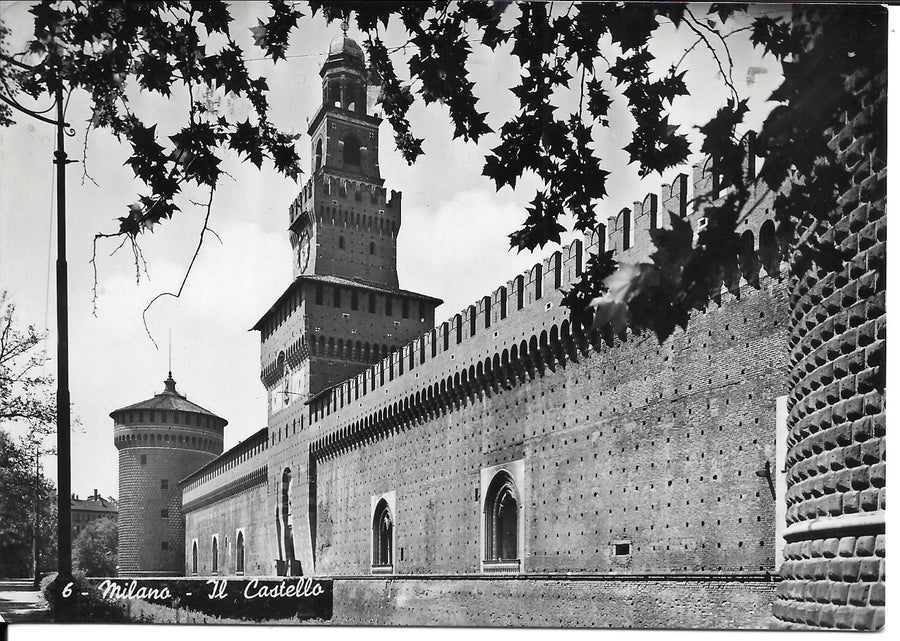 Castello Sforzesco, Milano, 1948 - Pubblico dominio, Wikimedia Commons