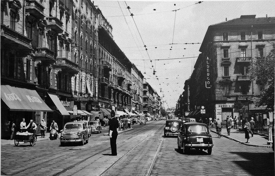 Milano, corso Buenos Aires, anni Cinquanta - Pubblico dominio, Wikimedia Commons